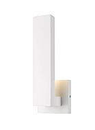 Z-Lite Edge 1-Light Outdoor Wall Sconce In White