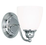Somerville 1-Light Wall Sconce in Polished Chrome