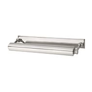 Hudson Valley Merrick 3 Light 4 Inch Picture Light in Polished Nickel