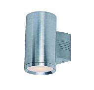 Maxim Lighting Lightray 9.25 Inch Outdoor Wall Mount in Brushed Aluminum