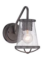 Darby 1-Light Wall Sconce in Weathered Iron
