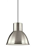 Sea Gull Division Street 14 Inch Pendant Light in Brushed Nickel