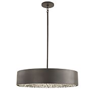 Savoy House Azores 6 Light Pendant in Black Cashmere