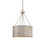 Savoy House Rochester 4 Light Pendant in Silver Patina