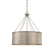 Savoy House Rochester 6 Light Pendant in Silver Patina