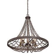 Savoy House Mallory by Brian Thomas 5 Light Pendant in Fossil Stone