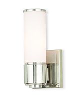 Weston 1-Light Wall Sconce with Bathroom Vanity Light Light in Polished Nickel
