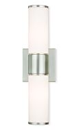 Weston 2-Light Wall Sconce with Bathroom Vanity Light Light in Brushed Nickel