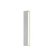 Sonneman Sideways 24 Inch LED Wall Sconce in Textured Gray