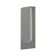 Sonneman Reveal 19 Inch LED Wall Sconce in Textured Gray