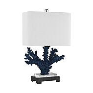Cape Sable 1-Light Table Lamp in Navy