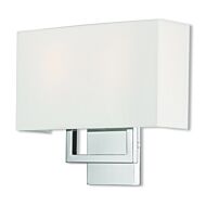 Pierson 2-Light Wall Sconce in Polished Chrome