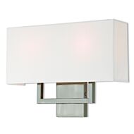 Pierson 2-Light Wall Sconce in Brushed Nickel