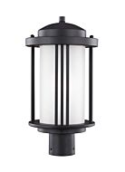 Crowell 1-Light Outdoor Post Lantern in Black