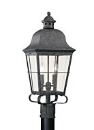 Sea Gull Chatham 2 Light 23 Inch Outdoor Post Light in Oxidized Bronze