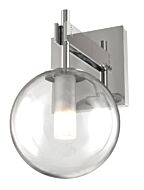 DVI Courcelette 1-Light Wall Sconce in Chrome