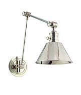 Hudson Valley Garden City 23 Inch Wall Sconce in Polished Nickel