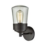 Mullen Gate 1-Light Outdoor Wall Sconce in Oil Rubbed Bronze