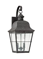 Chatham 2-Light Outdoor Wall Lantern in Oxidized Bronze