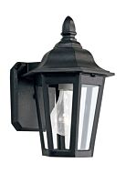 Sea Gull Brentwood Outdoor Wall Light in Black