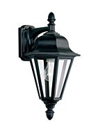 Sea Gull Brentwood 18 Inch Outdoor Wall Light in Black
