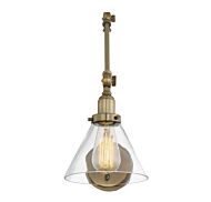 Savoy House Drake 1 Light Adjustable Wall Sconce in Warm Brass