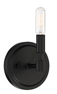 Fiora 1-Light Wall Sconce in Black