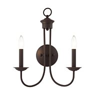 Estate 2-Light Wall Sconce in Bronze