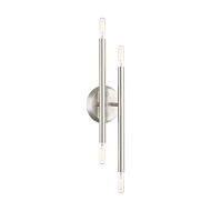 Soho 4-Light Wall Sconce in Brushed Nickel