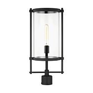 Eastham 1-Light Outdoor Post Lantern in Textured Black