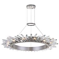 CWI Thorns 15 Light Chandelier With Polished Nickel Finish