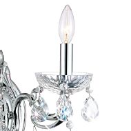 CWI Flawless 2 Light Wall Sconce With Chrome Finish