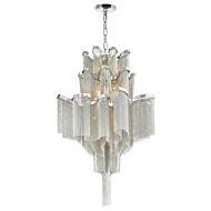 CWI Daisy 16 Light Down Chandelier With Chrome Finish