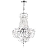 CWI Stefania 17 Light Down Chandelier With Chrome Finish