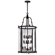 CWI Desire 12 Light Drum Shade Chandelier With Oil Rubbed Bronze Finish