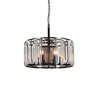 CWI Jacquet 8 Light Chandelier With Black Finish