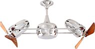 Duplo-Dinamico 36" Ceiling Fan in Polished Chrome