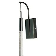 ET2 Scepter 19 Inch Bubble Glass Wall Sconce in Black Chrome