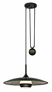 Troy Alchemy 13 Inch Pendant Light in Vintage Bronze Champagne Silver
