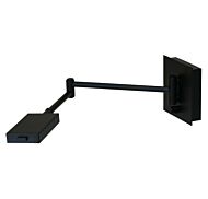 House of Troy Generation 5 Inch LED Swing Arm Wall Lamp in Black