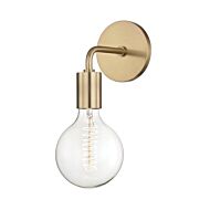 Mitzi Ava 12 Inch Wall Sconce in Aged Brass