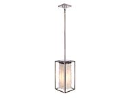 Soho 1-Light Wall Sconce in Polished Nickel Silver With Moon Rock Gem Nuggets