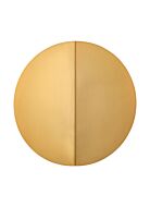 Dottie 1-Light LED Wall Sconce in Burnished Brass