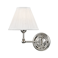 Hudson Valley Classic No.1 by Mark D. Sikes Wall Lamp in Polished Nickel