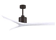 Mollywood 6-Speed DC 60 Ceiling Fan in Textured Bronze with Matte White blades