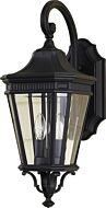 Feiss Cotswold Lane Collection 9 Inch Outdoor Lantern in Black Finish