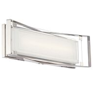 George Kovacs Crystal Clear 22 Inch Bathroom Vanity Light in Polished Nickel