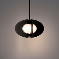 Echelon 1-Light LED Pendant in Black