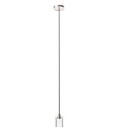 Alora Salita Pendant Light in Polished Nickel And Clear Crystal