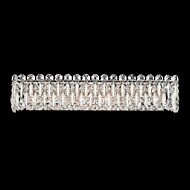 Schonbek Sarella 6 Light Wall Sconce in White with Crystals From Swarovski Crystals